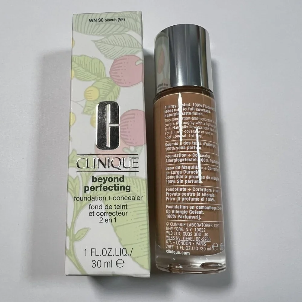Clinique Beyond Perfecting Foundation + Concealer Shade WN 30 Biscuit Full Size